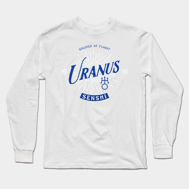 Vintage Uranus Long Sleeve T-Shirt by machmigo